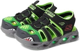 Resim Skechers THERMO-SPLASH - HYDRO-FLARE Boys Gs Siyah Işıklı Sandalet Yürüyüş AyakkabısıErkek Çocuk 