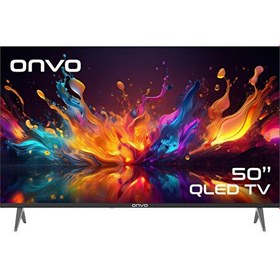 Resim Onvo 50OVF9001UQ 4K Ultra HD 50" 127 Ekran Uydu Alıcılı Google Smart QLED TV 