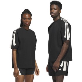 Resim Short Sleeve Unisex Siyah Günlük Stil T-Shirt JX5592 