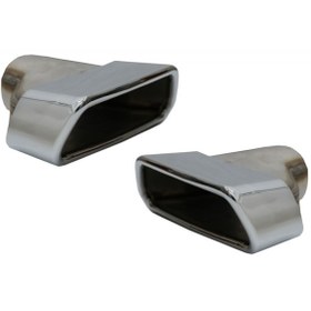 Resim autogp Bmw G30 Egzoz Ucu Seti Krom M-tech 