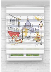 Resim Perdecizade Enxboy Sokak Dijital Baskılı Zebra Perde-cocuk Odası-stor Perde Tyc5717e2011c0d2440a0a900 Renkli 