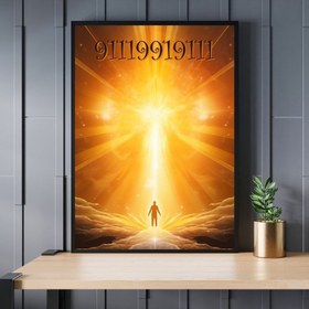 Resim 91119919111 - Aura Dengeleyici Sayı Sekansı - 45x60 