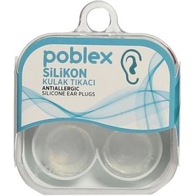 Resim Poblex Antialerjik Silikon 2'li Kulak Tıkacı 
