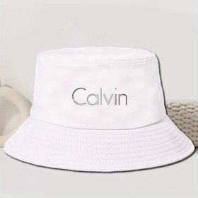Resim Calvin Baskılı Kova Şapka - Hafif ve Nefes Alabilen Erkek & Kadınlar İçin Balıkçı Şapkası, Geniş Kenarlı, Katlanabilir Seyahat Şapkası Plaj, Açık Hava, Günlük Kullanım için - İdeal Hediye (Elde Yıkanabilir), Outdoor Başlık, Esnemez Kumaş, Yaz Modası, Dayanıklı Yapı, Yaz Seyahati 