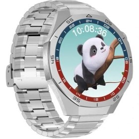 Resim Sunix Amoled Ekran 48MM Metal ve Silikon Kordonlu Akıllı Saat Gri Wt6 Pro 