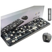 Resim Klavye Mouse Set Kablosuz Türkçe Q Hunter Series Gray Xt Diğer 