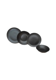 Resim Rayo Glam 24 Parça Yemek Takımı Siyah 