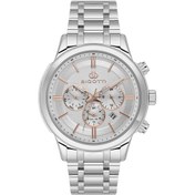 Resim Bigotti Erkek Kol Saati Esbg.b.10670-1 Metal Kordon 44 Mm Kasa Çapı Gümüş 