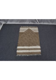 Resim Yeni El Dokuma Seccade Namazlık Tiftik Siirt Battaniyesi Yün Kilim 0027 