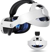 Resim YRXVW Head Strap Accessories Compatible with Meta/Oculus Quest 3, Enhanced Comfort and Reduce Facial Stress Adjustable VR Headstrap, Elite Strap Replacement (White) 