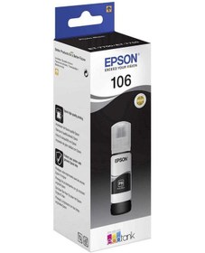 Resim Epson 106-C13T00R140 Siyah Mürekkep 
