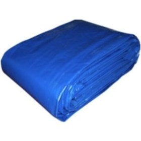 Resim Mavi Branda 3x8 m Polietilen Branda Su Geçirmez Balkon Çit 