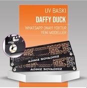 Resim Daffy Duck Plakalık, 2 Adet Premium Uv Baskı, Plakalıkhane 