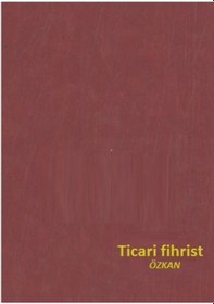 Resim Ticari Fihrist 20X28 4'Lü Cilt Bezli Özkan Siyah 