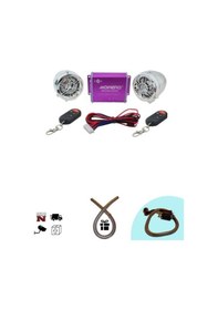 Resim Motosiklet Bluetooth'lu Mp3 Çalar + Alarm Nikel +buji Kablosu Kılıfı 