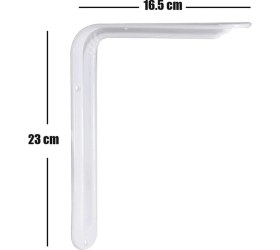 Resim Nzb Raf Altı Raf Tutucu L Demir 16.5 x 23 cm Montaj Aparatı (2 Adet) 