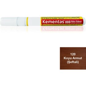 Resim Kementaş Tam Örtücü Rötuş Kalemleri 120 KOYU Armut (Şeftali) Tam Örtücü Rötuş Kalemi 