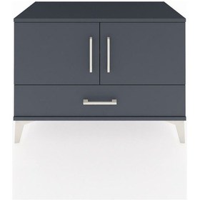 Resim Hyperion Şifonyer 2 Raflı Tek Çekmeceli 2 Kapaklı 88x44x64 An... Antrasit 