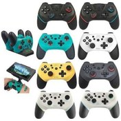 Resim Ankatek Switch Sol Sağ Oled Mavi, Lite Kolu Kırmızı Kablosuz Gamepad Bluetooth Anahtar 6 Eksenli Kontrolör İçin 