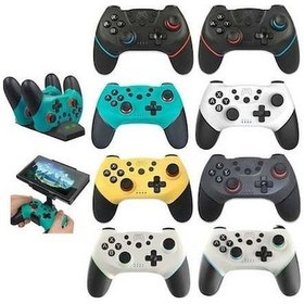 Resim Ankatek Switch Sol Sağ Oled Mavi, Lite Kolu Kırmızı Kablosuz Gamepad Bluetooth Anahtar 6 Eksenli Kontrolör İçin 