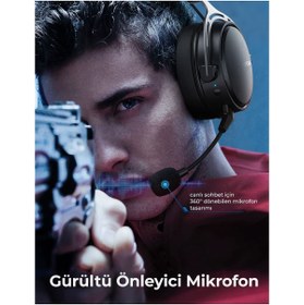Resim MPOW Air Iı Çıkabilen Mikrofonlu Kablo Üzeri Kontrollü Surround Oyuncu Kulaklığı Pc/ps4/xbox One/swi 
