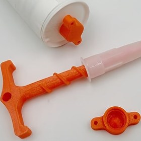 Resim Taşınabilir Minimalist Tasarımlı Sızdırmazlık Kapağı ve Sızdırmazlık Tabancası Nozulu, Değiştirilebilir Kapak. Yapıştırıcı Kurumasını Önler, Tıkanıklık ve Kalıntıyı Temizler - DIY Ev Renovasyon Projeleri İçin 