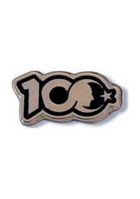 Resim Yörük Tasarım 100. Yıl Atatürk Yaka Rozet Gümüş 