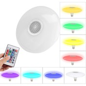 Resim XTRIKE ME Rgb Bluetooth Hoparlör Ufo Led Uzaktan Kumanda Tavan Lambası Işıklı Disko Topu Speaker Tavan Armatör 