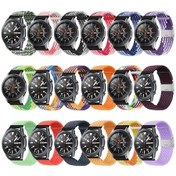 Resim Sones Huawei Watch 4/4 Pro Naylon Örgülü Metal Tokalı Saat Kordonu 