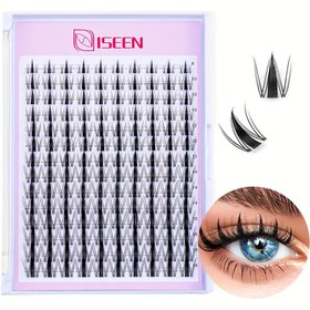 Resim 140 adet Peri Kirpik Kümeleri 8-18mm Geniş Aralık, Karikatür & İnce Görünmez Kirpik Şeritleri, WideSpan Islak-Görünümlü Manga DIY Kirpik Uzatma, Evde Kullanımı Kolay, Kadın Göz Makyajı, Kıvrık D, Başlangıç Dostu, Yeniden Kullanılabilir 