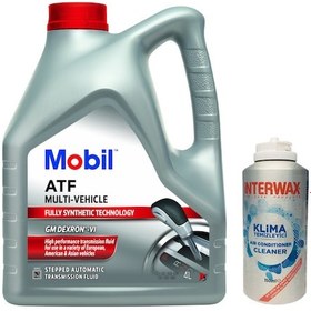 Resim Mobil Atf Multi Vehicle Otomatik Şanzıman Yağı 4 L + Interwax Klima Temizleyici 