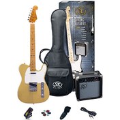 Resim SX SE2-SK-BSB Elektro Gitar Seti (Butter Scotch Blonde) 