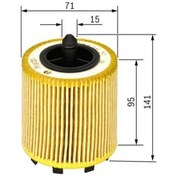 Resim Bosch 0986TF0037 Yağ Filtresi T5-T4-Multıvan V-Passat-Polo-Bora-G 