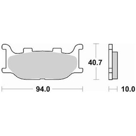 Resim Yamaha Mt03 660 Brakıng Ön Fren Balatası 2006 - 2011 777Cm55 