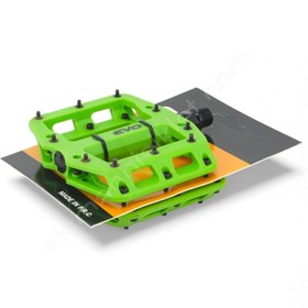 Resim Evo Rulmanlı Çivili Mtb/Trial/Bmx Platform Pedal Yeşil 