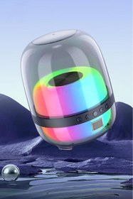 Resim Torima Bluetooth Hoparlör Kablosuz Taşınabilir Rgb Işıklı TWS Speaker BTS-1843 Siyah 