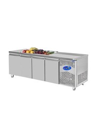 Resim Karacasan 632 Lt Dört Kapılı 700'lük Havuzsuz Saladbar Buzdolabı Cs-tez 4 700-sh 