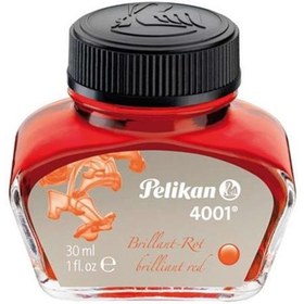 Resim Pelikan Dolma Kalem Mürekkebi 30 ML Kırmızı 4001 