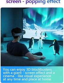 Resim Fockety Android PC için VR Başlığı, Bluetooth Kontrollü 120° Görüş Açılı Ayarlanabilir Sanal Gerçekl Gözlüğü, Yetişkinler, Çocuklar, Filmler ve Oyunlar için Mavi Önleyici 3D VR 