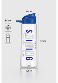 Resim Renga Lidya Positive Vibes Desen 730 Ml Tritan Matara 912035 Mavi MAvi 
