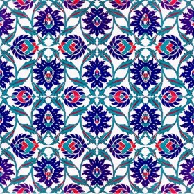 Resim Kütahya Çini Yapı Tasarım AC18 20X20 cm 4 Adet Çini Karo 