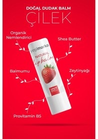 Resim Yeşilmarka Çilek Doğal Dudak Balmı 