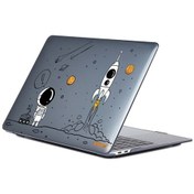 Resim Enkay Macbook Pro 15" Desenli Tasarım Koruyucu Laptop Kılıfı Astronot No.1 