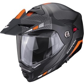 Resim Scorpion Adx-2 Camino Adv Motosiklet Kaskı Siyah / Gri / Oranj 