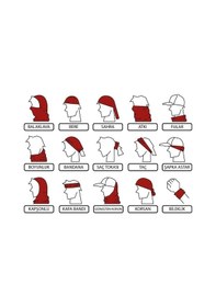 Resim Buffalo Bandana Skull Skeleton Siyah 