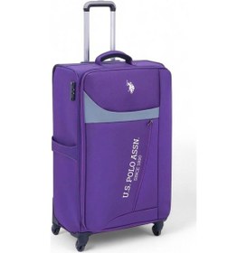 Resim U.s. Polo Assn. Mor Kumaş Unisex Büyük Boy Valiz Plvlz22817a-b Mor 