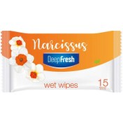 Resim Deep Fresh Nergis Islak Mendil 15'li 