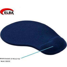 Resim Elba K06152 Bileklikli Jel Mouse Pad Kırmızı 