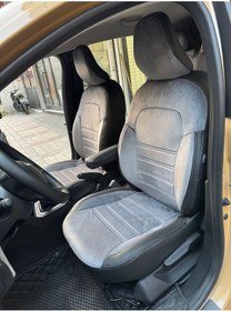 Resim Dacia Sandero Stepway 2021-2025 Arası Arka Sırt 2+1 Uyumlu Model-oto Koltuk Kılıfı 