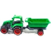 Resim Erzi Oyuncak Traktör Römork Set 45 cm 